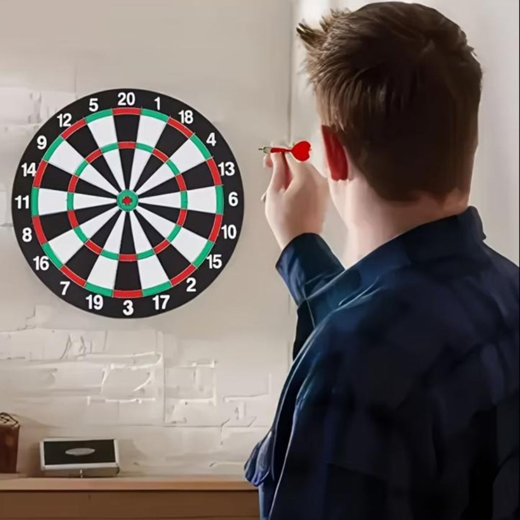 Magnetic Dart Board Game Set with 6 Safe Magnetic Darts – Indoor Family Fun Toy