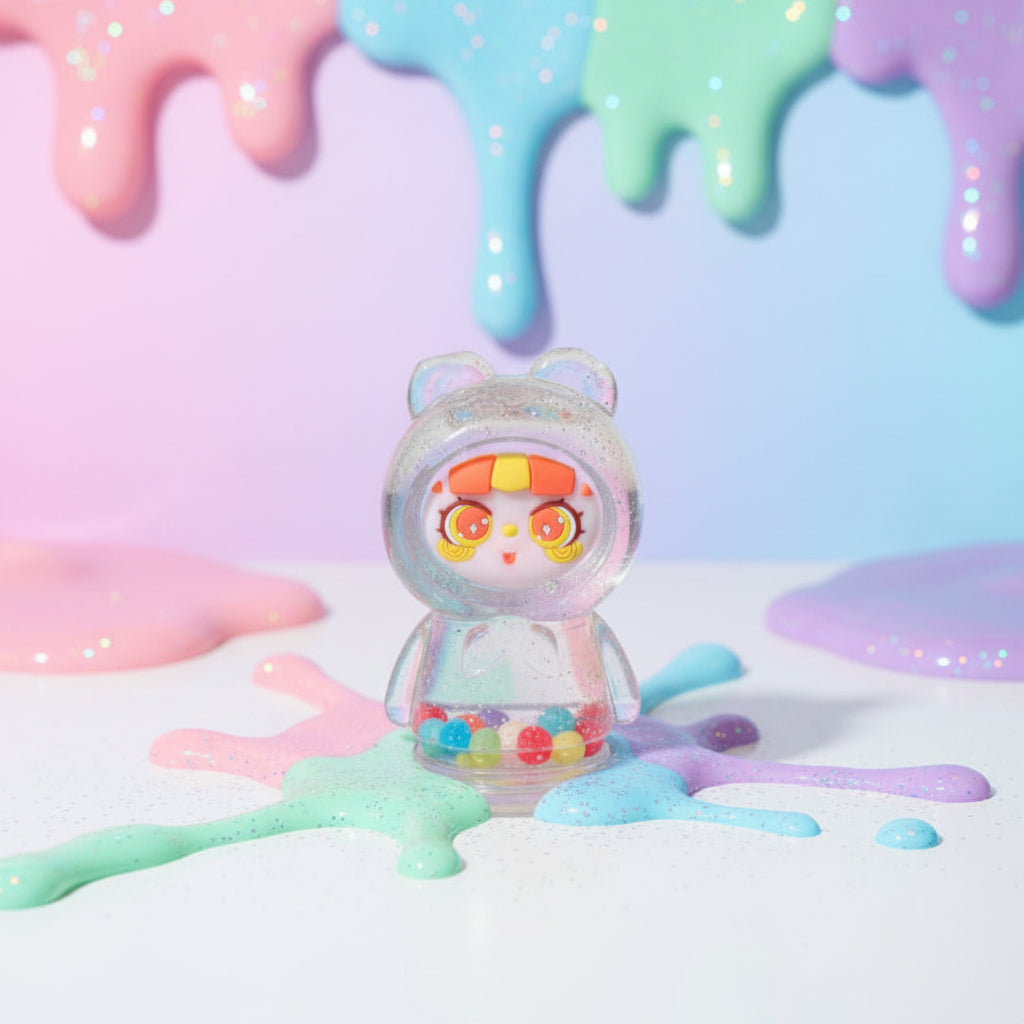 Glitter Slime – Colorful Sparkling Stretchy Toy for Kids