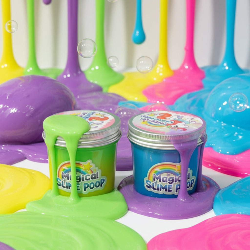 Slime – Colorful Sparkling Stretchy Toy for Kids
