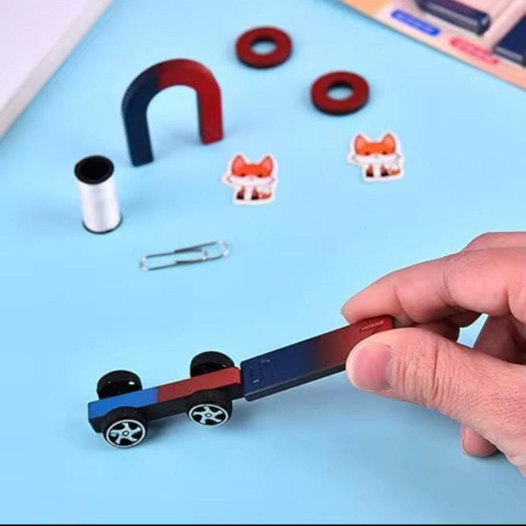 Kids Magnetic Science Learning Kit – Magnets & Compass Educational STEM Toy Set