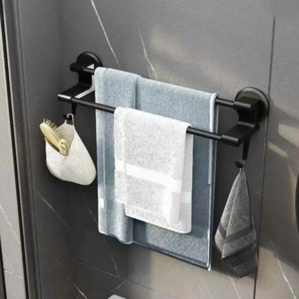 Towel Holder Rack – Wall Mounted Bathroom Towel Organizer