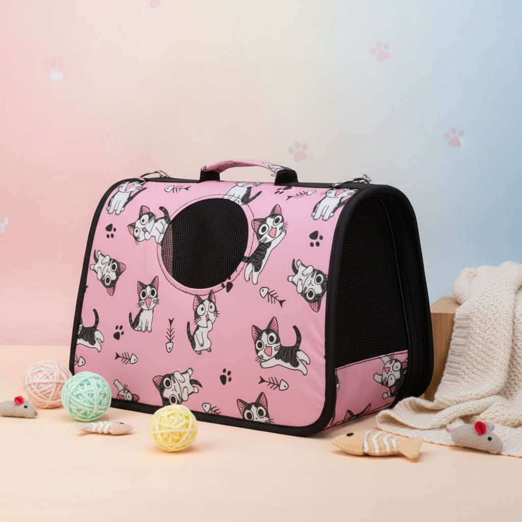 Pet Carrier Bag – Portable Travel Bag for Cats, Dogs & Small Pets