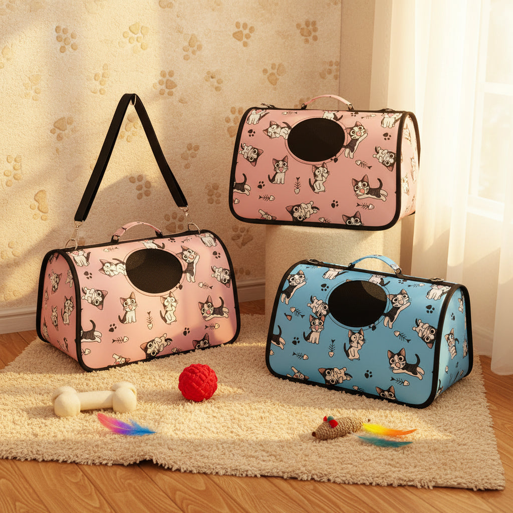 Pet Carrier Bag – Portable Travel Bag for Cats, Dogs & Small Pets