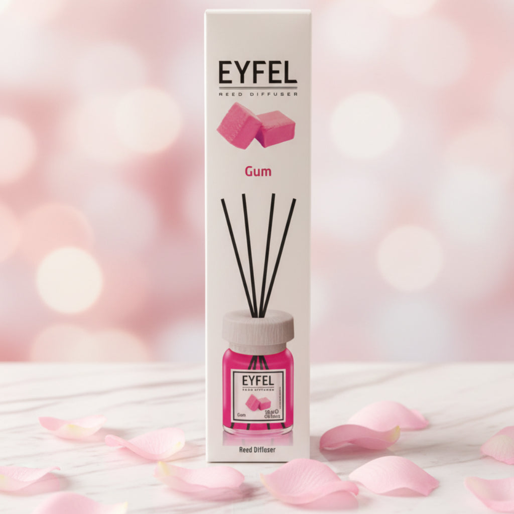 Eyfel Reed Diffuser – Gum Fragrance Air Freshener 120ml