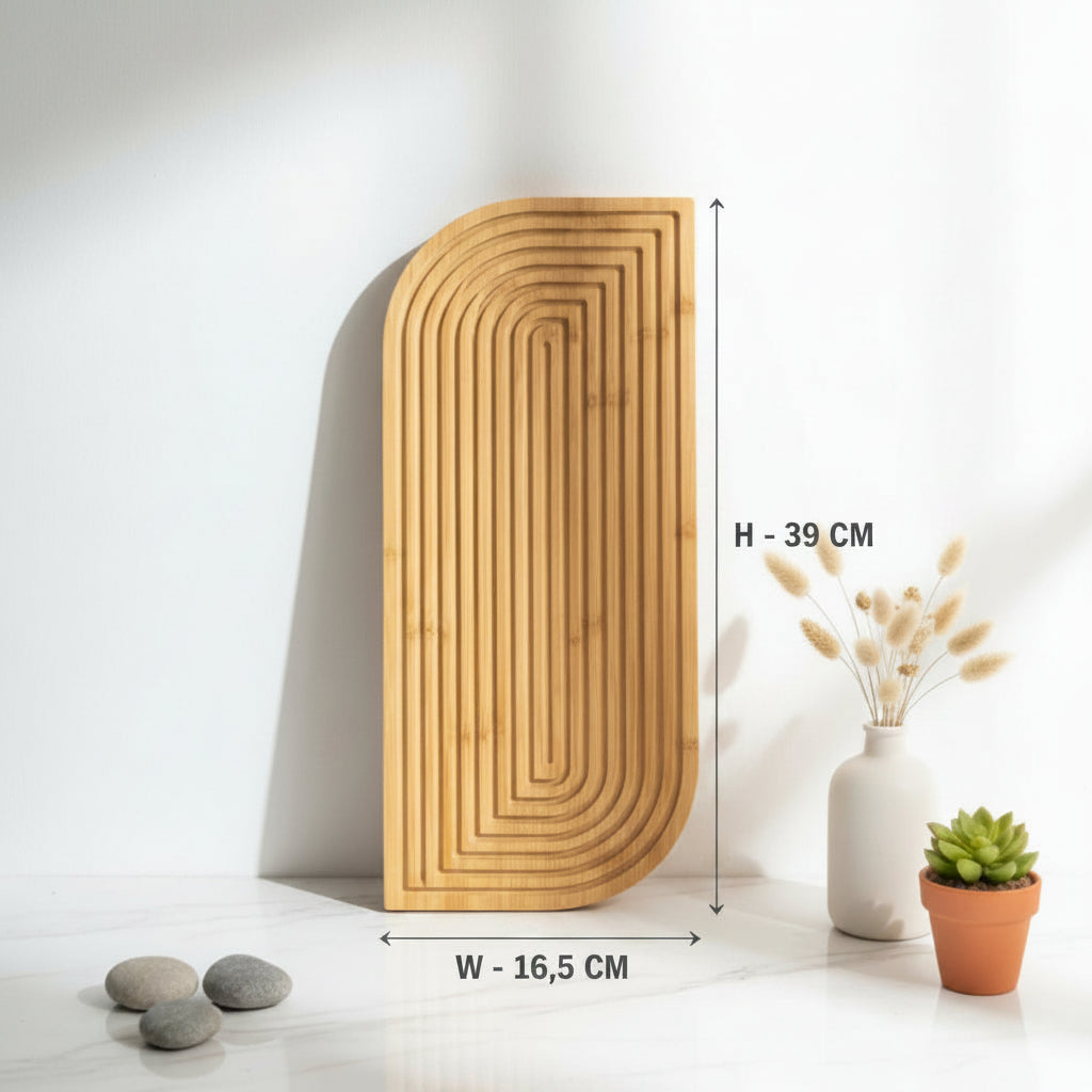 Wooden Cutting Board – Durable Kitchen Chopping Board for Fruits, Vegetables & Meat