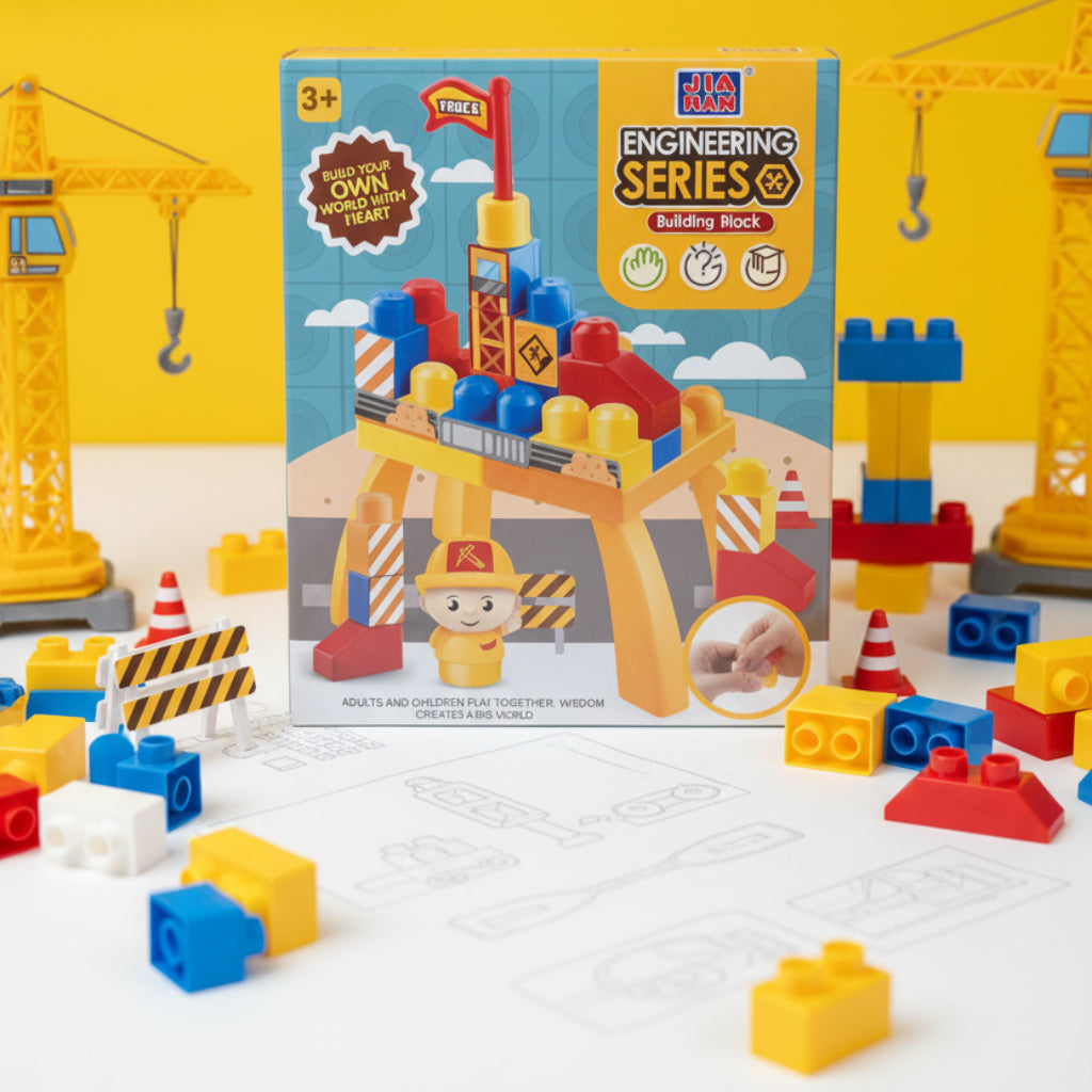 30 PCS Construction Building Blocks Set – Creative Educational Toy for Kids
