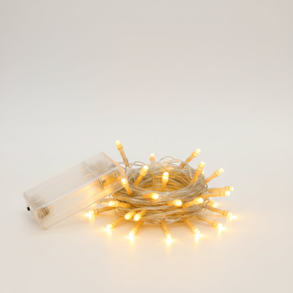 100 LED Warm Light String Lights 10M – Battery Operated Fairy Lights (Battery Not Included)