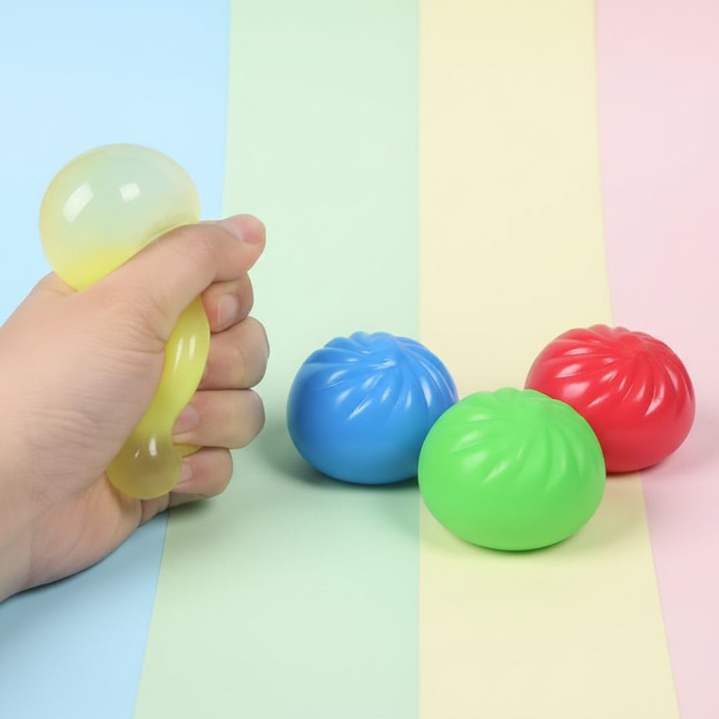 Squishy Dumpling Sensory Toy – Stress Relief Squeeze Toy for Kids & Adults