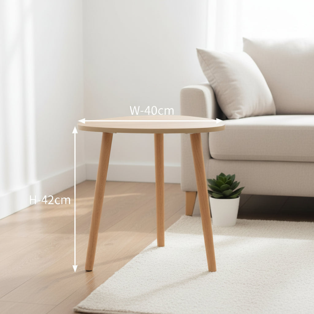 Mini Wooden Table – Compact Multipurpose Desktop & Bedside Stand
