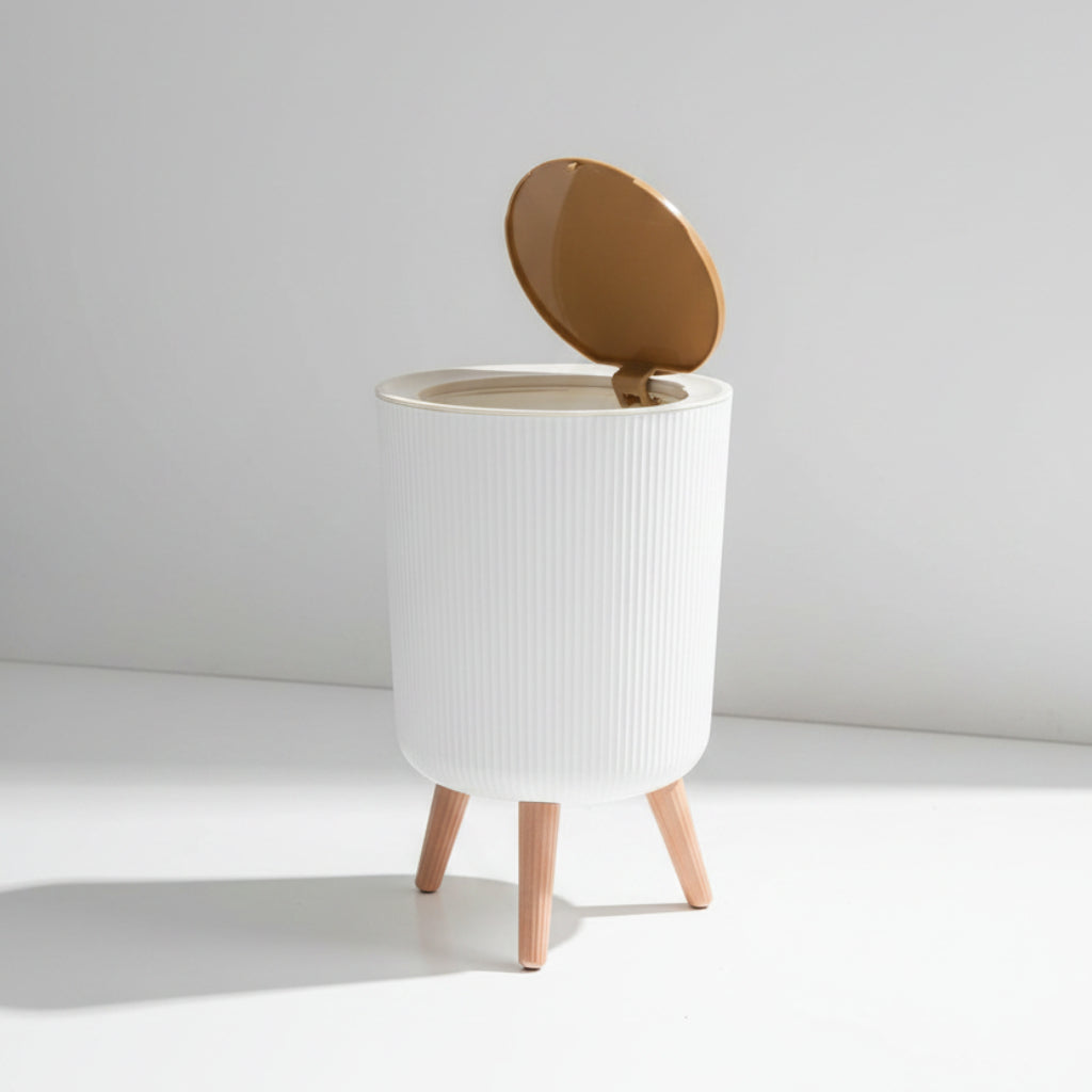 Trash Bin with Lid – Desktop & Bathroom Waste Container