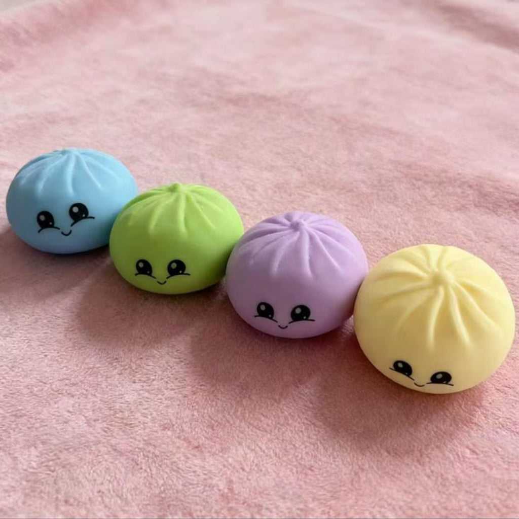 Squishy Dumpling Sensory Toy – Soft Stress Relief Squeeze Toy