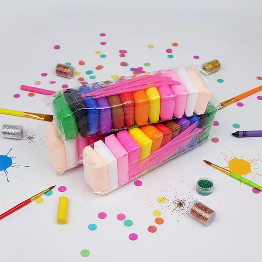 12 Colors Ultra-Light Modeling Clay Kit for Kids