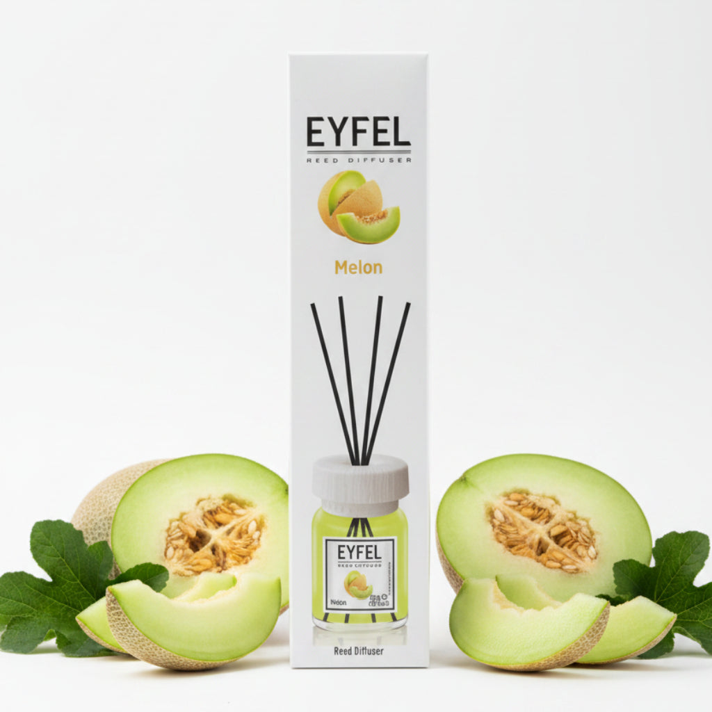 EYFEL Reed Diffuser – Melon & Cool Water Fragrance, 120 ml