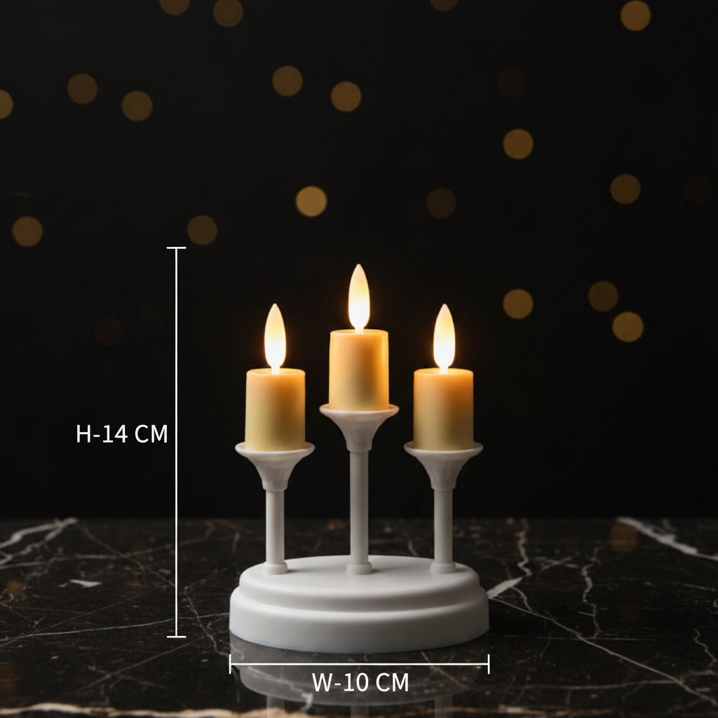 Battery-Operated LED Candle Light – Flameless Decorative Candle