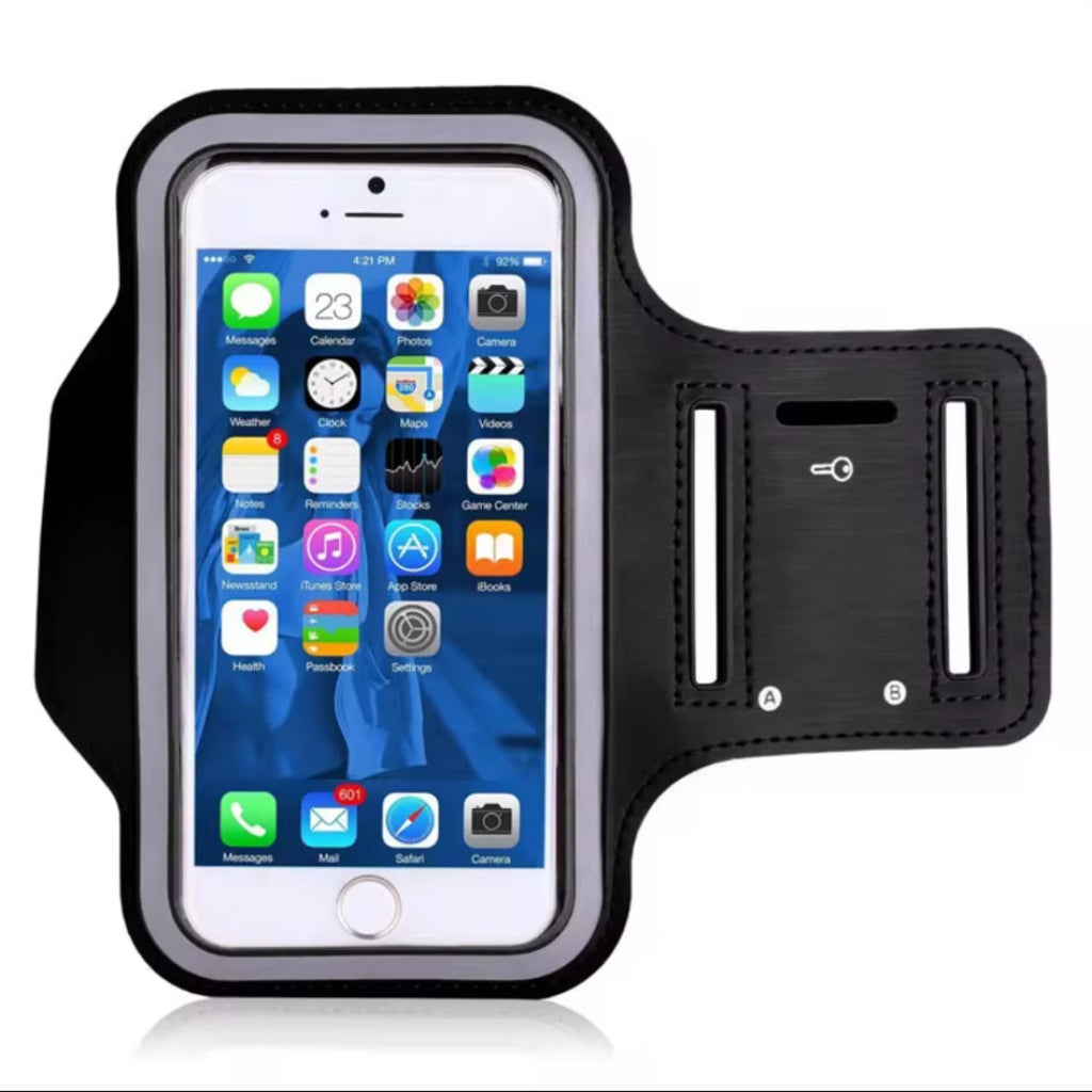 Sports Running Armband - Adjustable Phone Holder Pouch for Fitness, Running, and Cycling