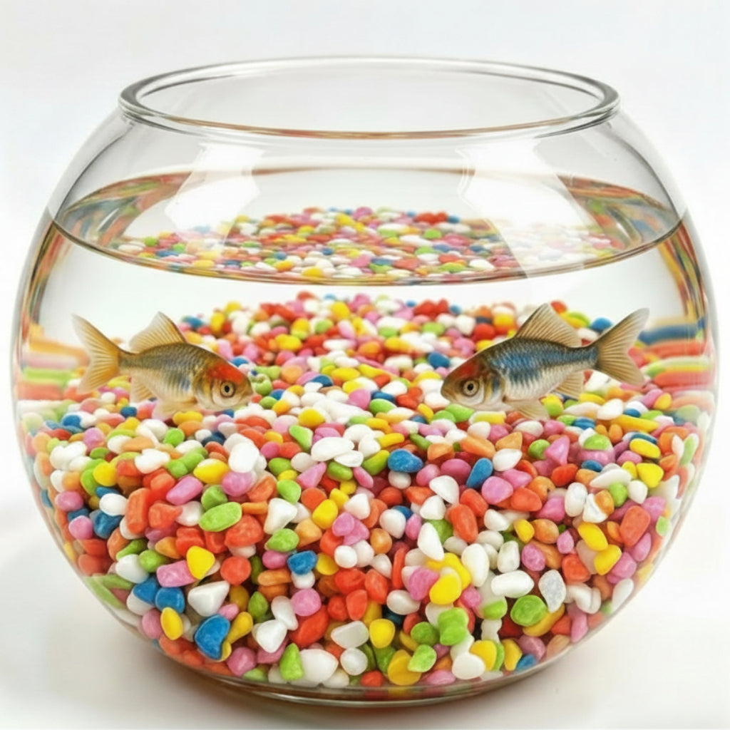 Colorful Decorative Pebbles and Stones for Aquarium – 440g Pack