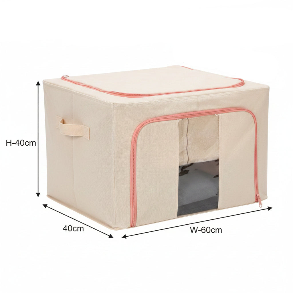 Foldable Storage Box – Collapsible Fabric Storage Bin for Clothes, Toys & Household Organization