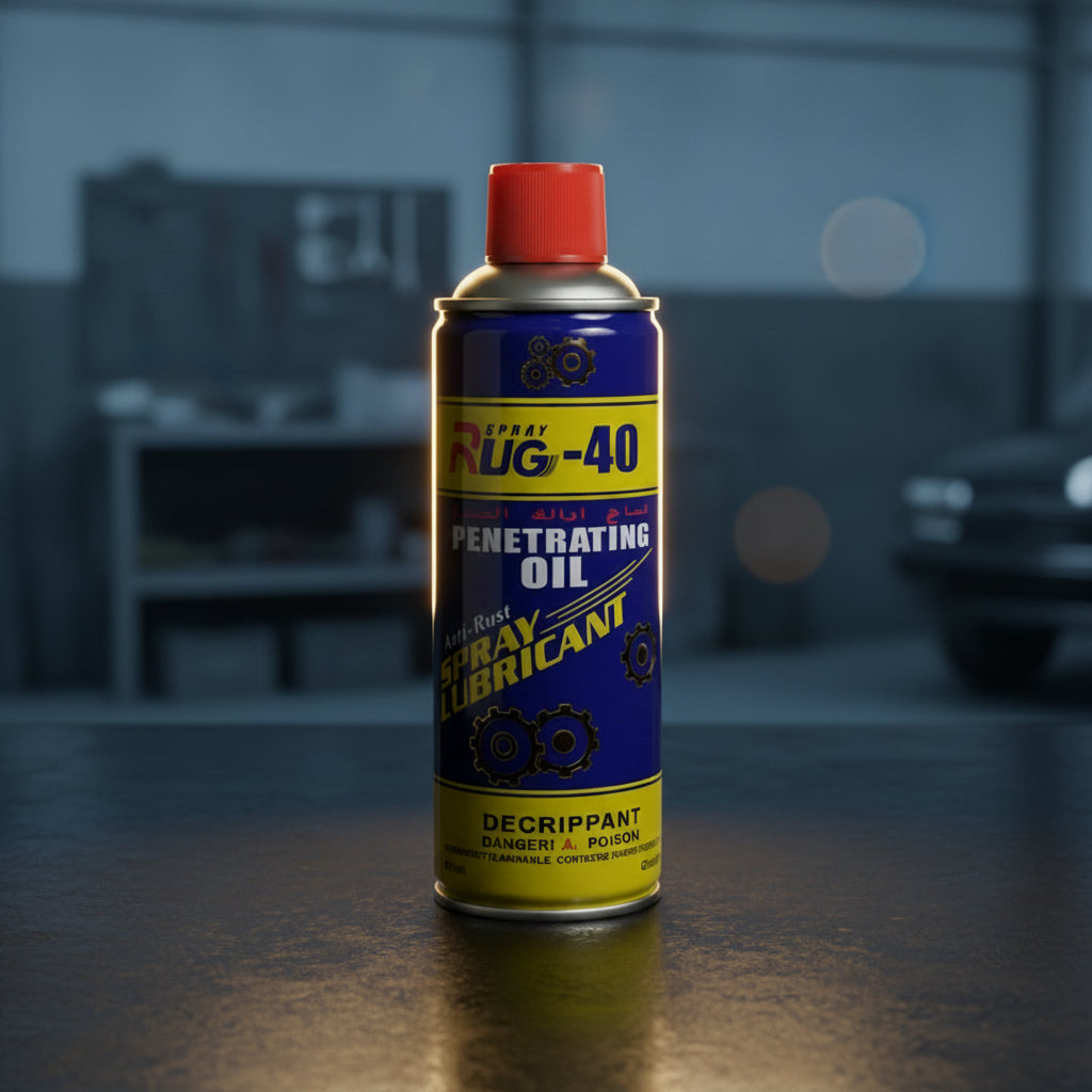 RUG-40 Penetrating Oil & Anti-Rust Spray Lubricant – 450ml
