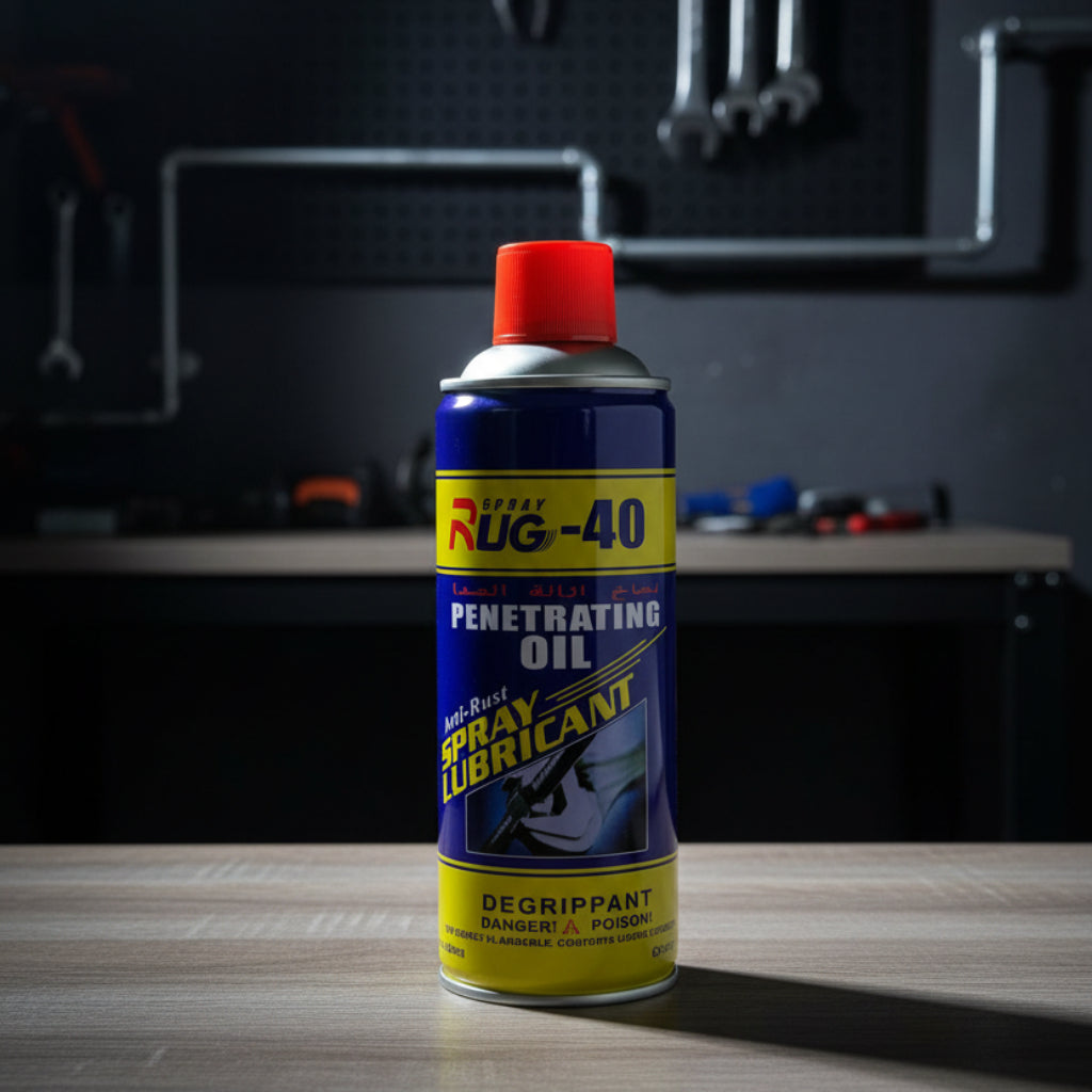 RUG-40 Penetrating Oil & Anti-Rust Spray Lubricant – 450ml