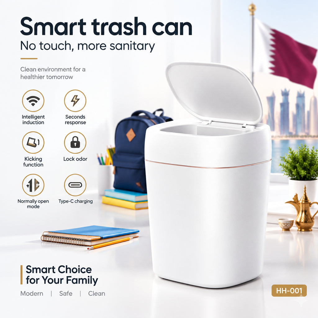 Smart Sensing Automatic Trash Can – Motion Sensor Lid