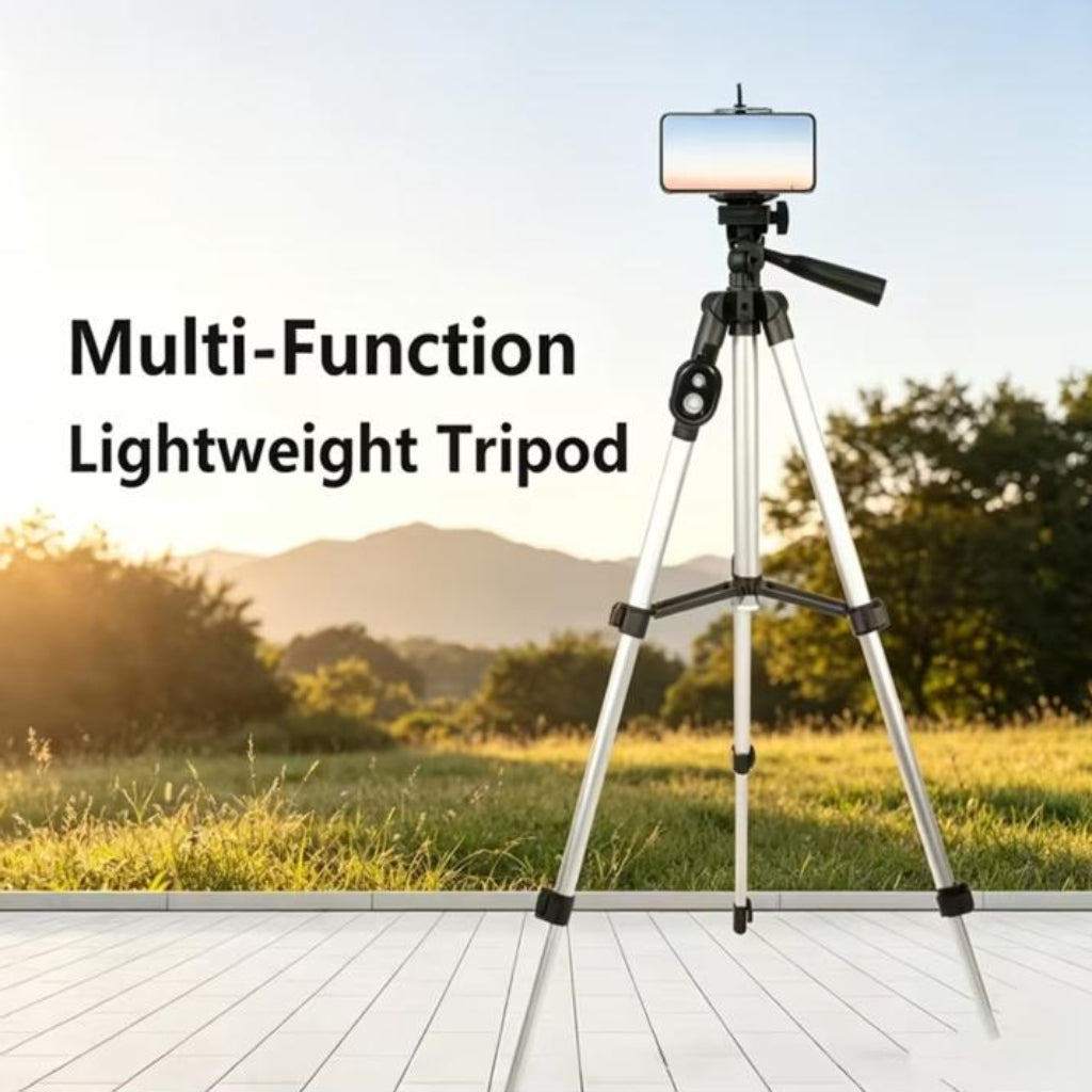 Portable Tripod Stand, 360° Rotating Phone Camera Mount, Adjustable Support Stand, Suitable for Live Streaming, Outdoor Travel, and Photography