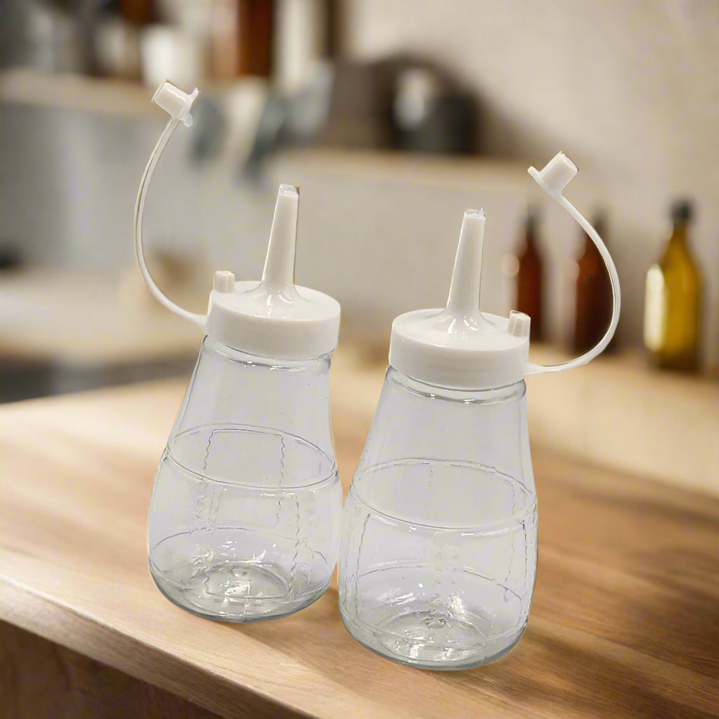 2 Pcs Set Multipurpose Plastic Squeeze Bottles