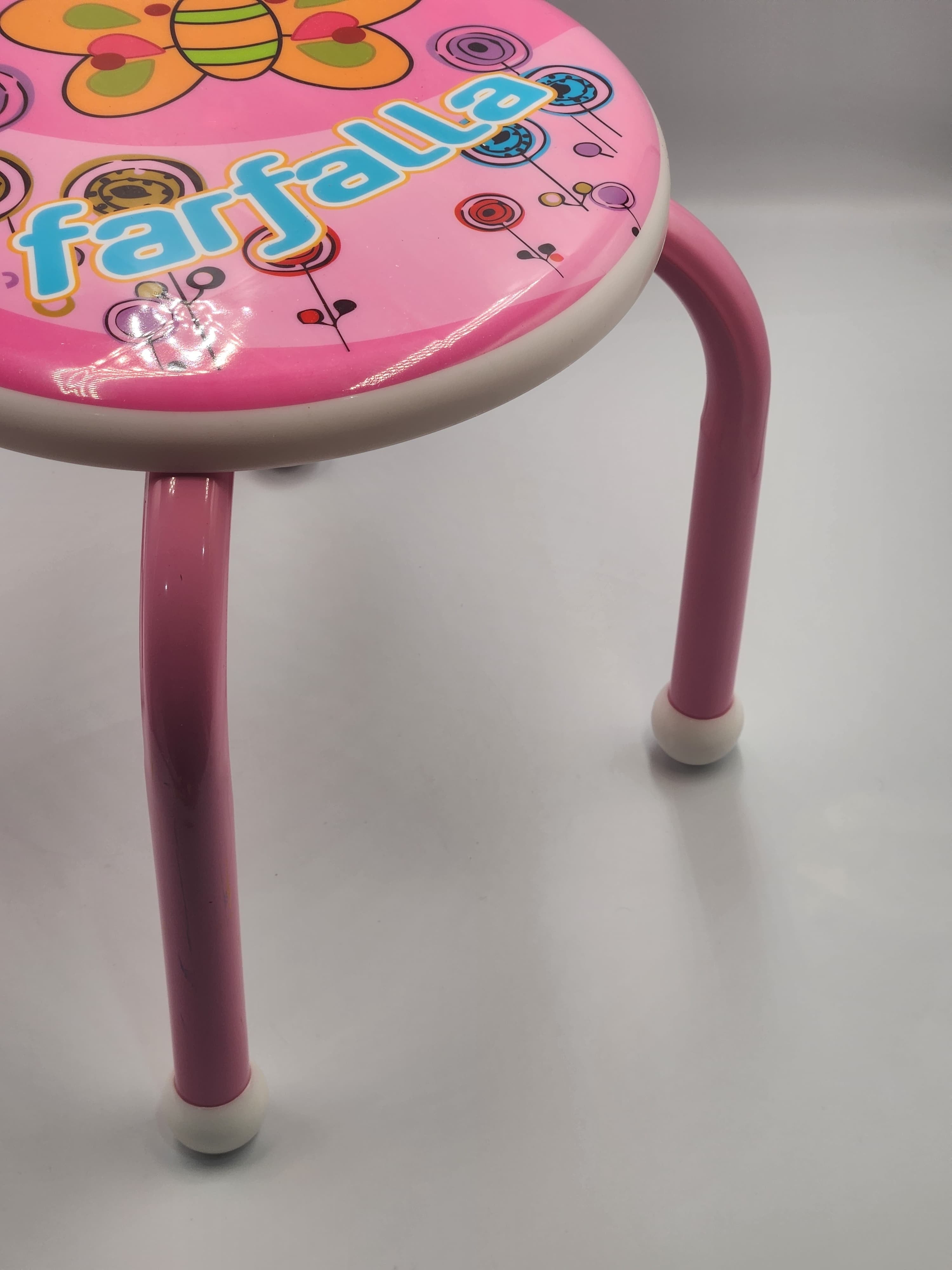 High Quality Printing Kids Plastic Stool, Size - 24x34 CM , camping Kids Metal Low Chairs Stainless Steel Stool