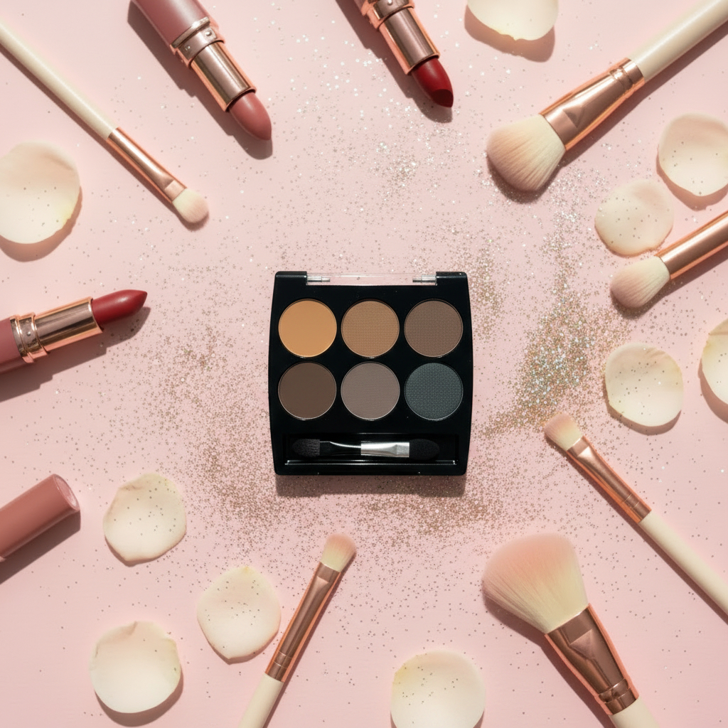 Romantic Color Eyebrow Kit – 6-Color Sculpting & Definition Palette
