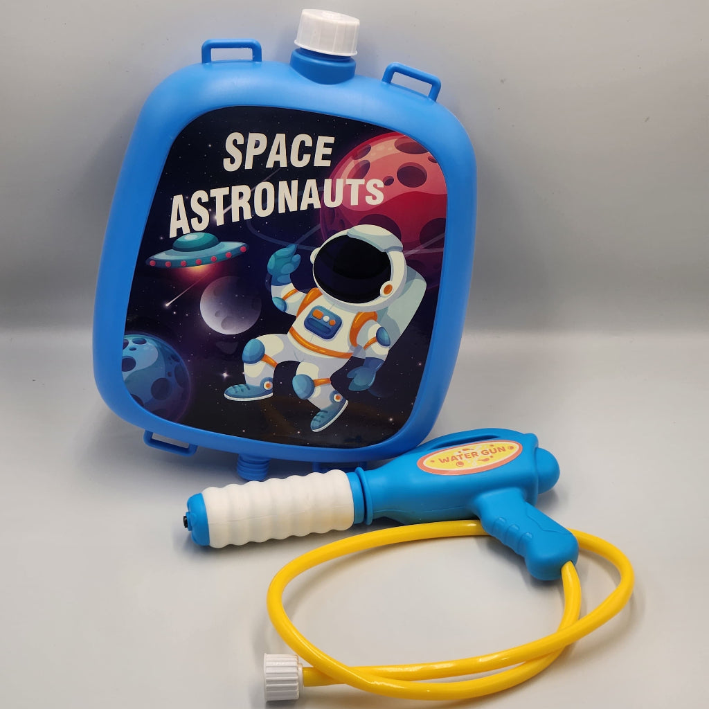 حقيبة ظهر على شكل مسدس مياه كرتونية ذات سعة كبيرة - لعبة ممتعة في الهواء الطلق للأطفال