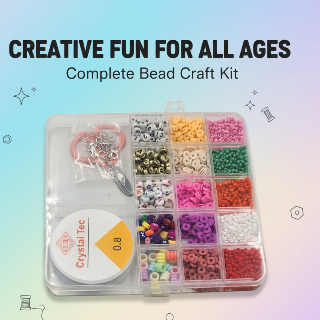 DIY Soft Clay Acrylic Letter Necklace And Bracelet Jewelry Making Bead Accessories.