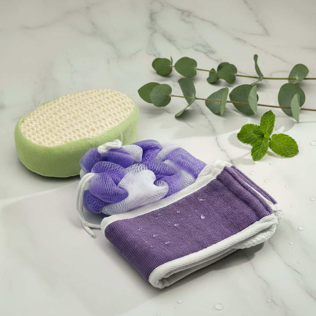 3-in-1 Premium Bath Accessories Set for Daily Body Care & Relaxation-Okka online