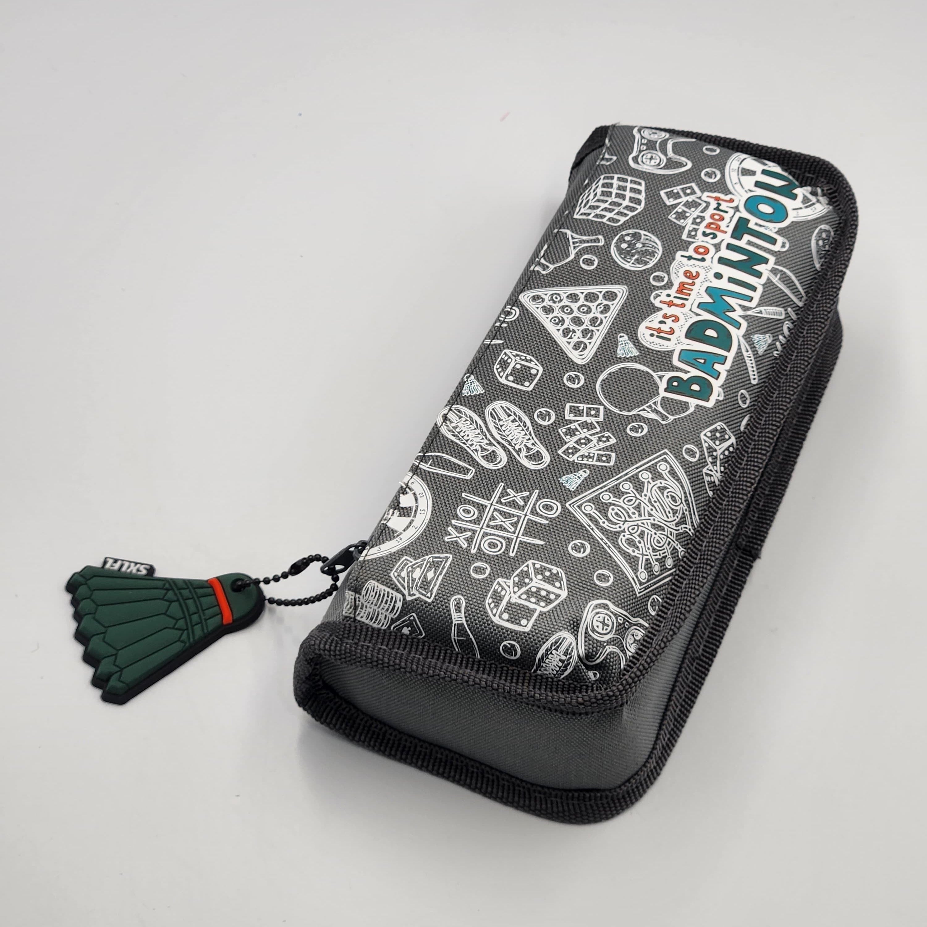 Stylish Badminton Stationery Box, Elegant Pencil Case, pencil and pen pouch | okka online