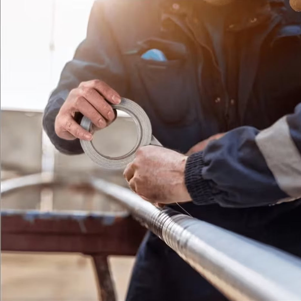Fusion Luke Heavy-Duty Silver Duct Tape (48mm x 50Y)