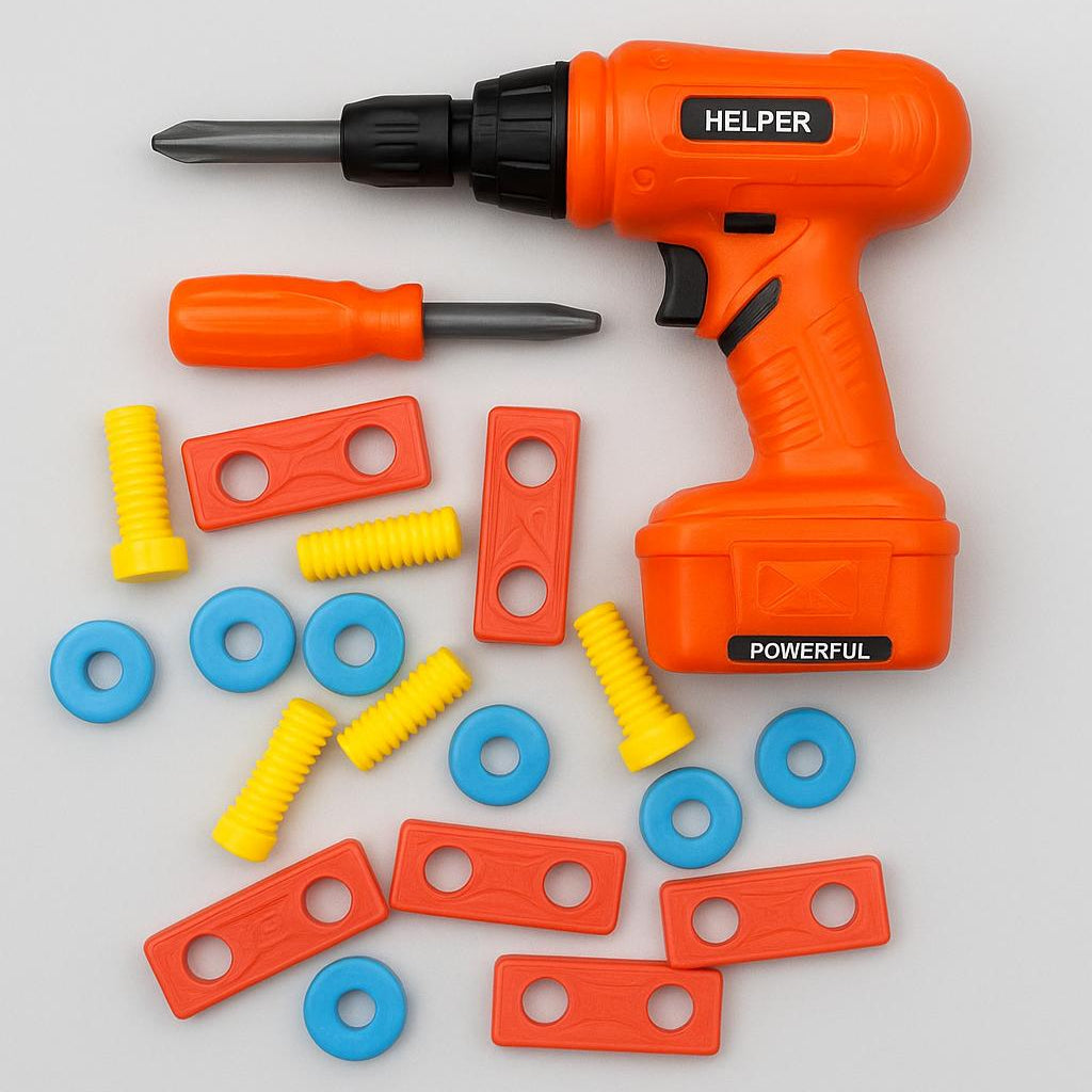 Kids Manual Electric Drill & Tool Play Set – Fun Learning Toy for Boys & Girls
