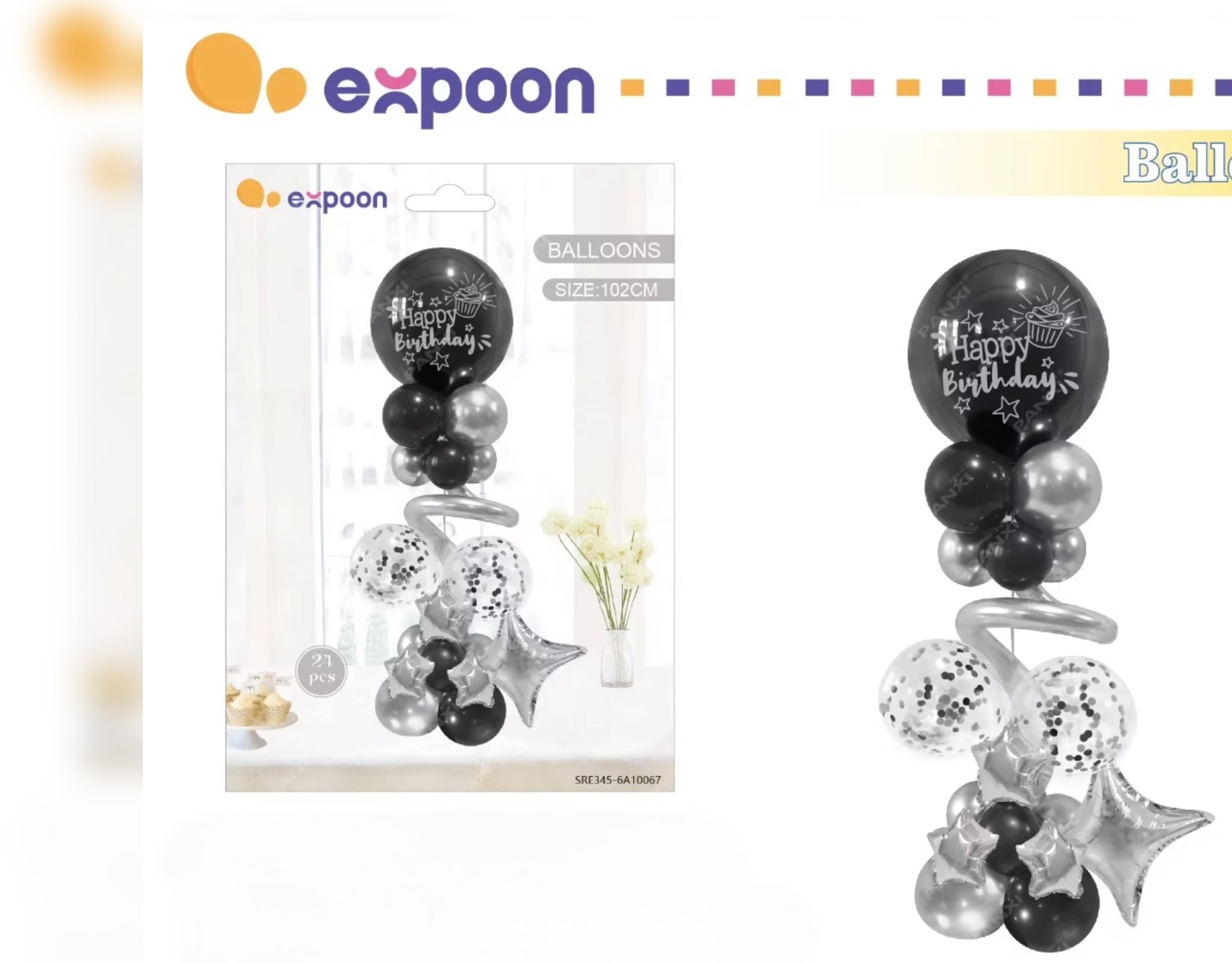 Happy Birthday Balloon Set Party Decoration Kids for Memorable Birthday Parties