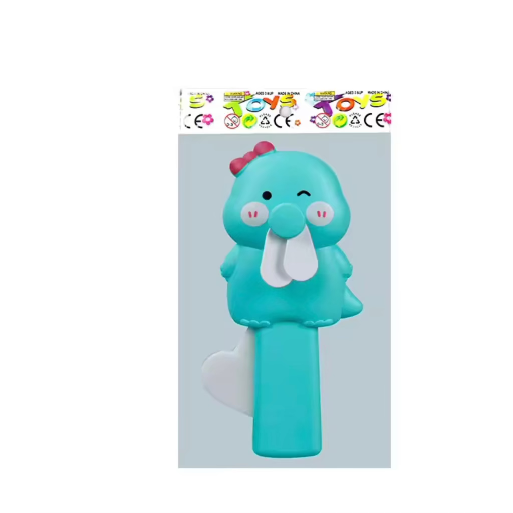 Portable Cute Cartoon Hand-Cranked Mini Fan – Manual, Compact & Lightweight