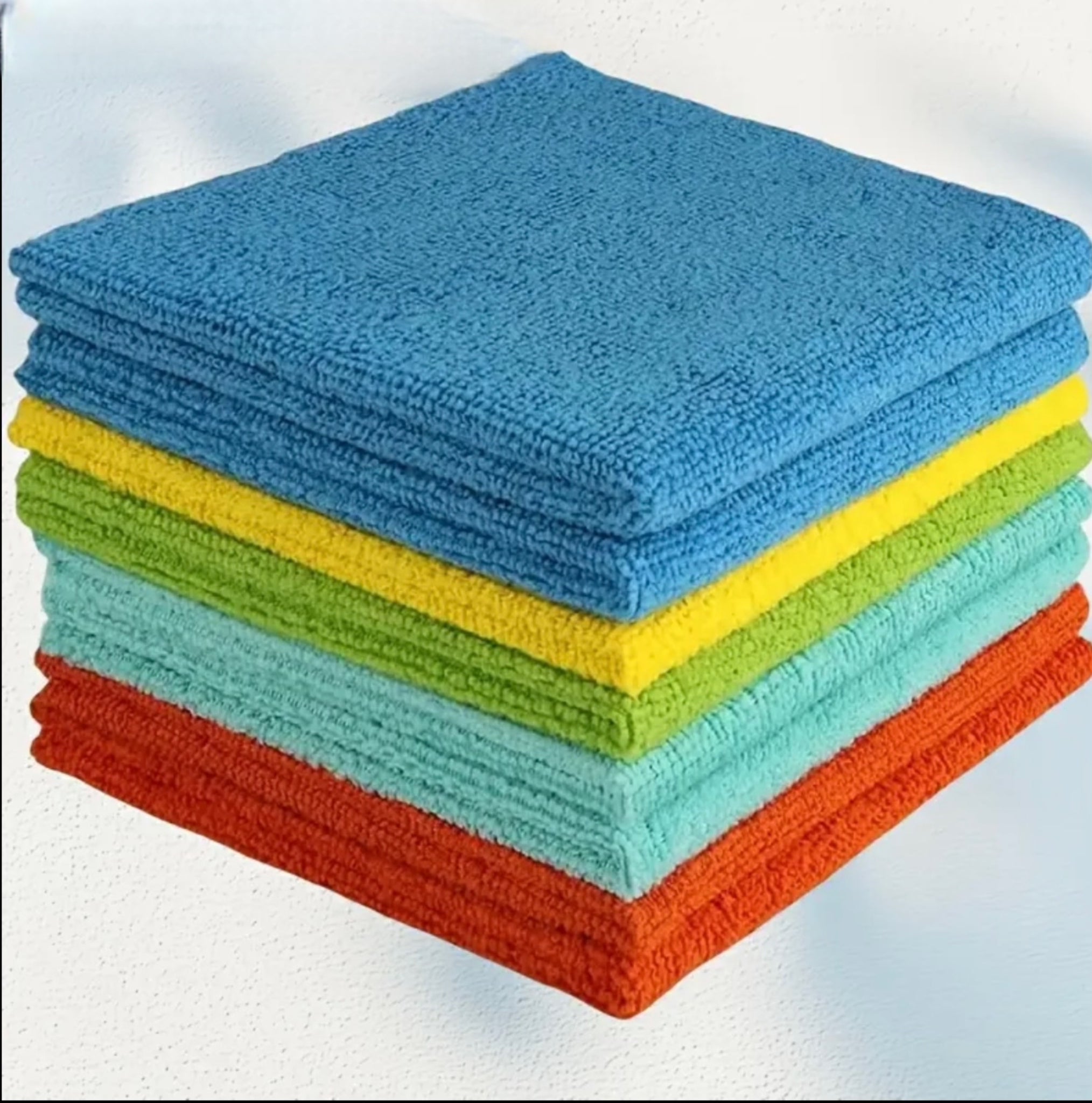 5pcs Colorful Thick Cleaning Cloth Set – Durable & Reusable Towels for Home, Kitchen & Bathroom