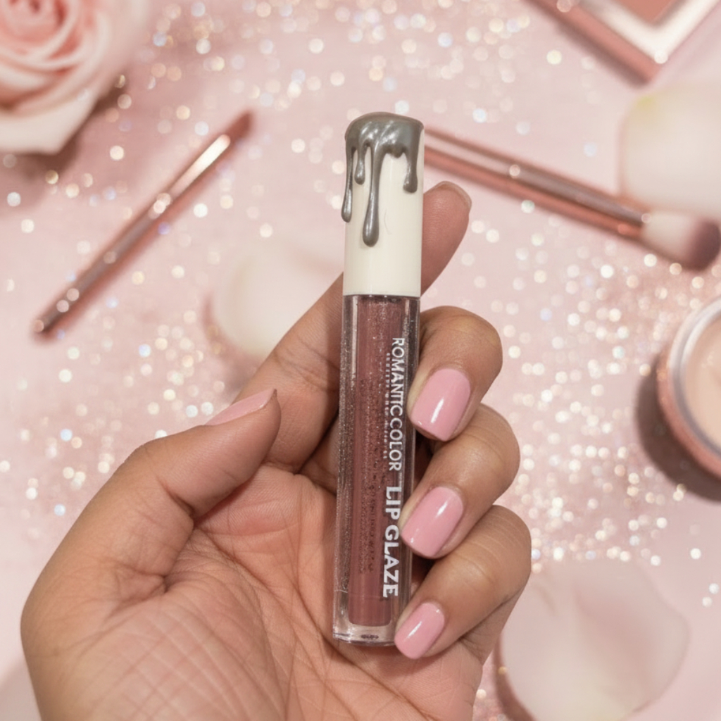 Romantic Color Lip Glaze – High-Shine Liquid Lip Color
