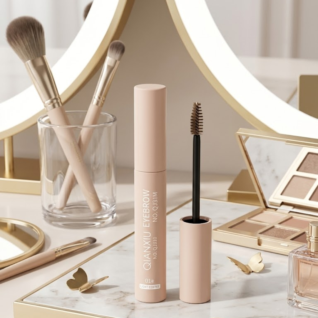Professional Tinted Eyebrow Cream – Long-Lasting, Smudge-Proof Brow Gel Tube with Precision Applicator, Sculpting & Defining Formula