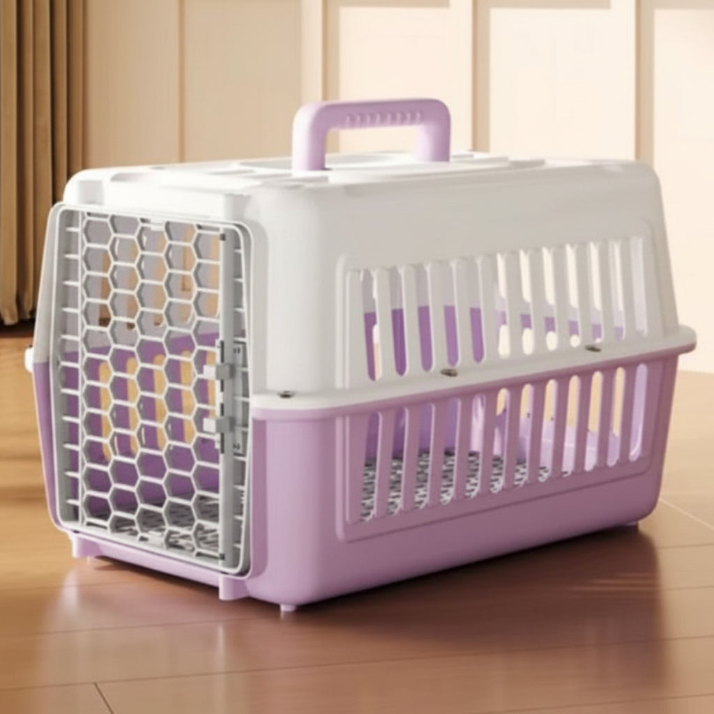 Pet Travel Box – Portable Pet Carrier Cage for Cats & Small Dogs