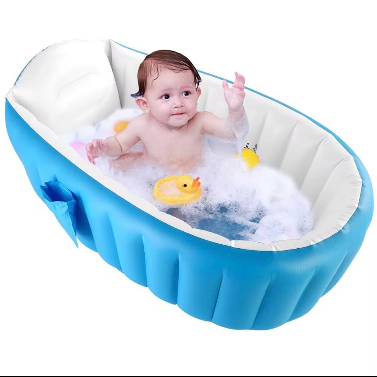 Infant Plastic Bathing Tub – Foldable Mini Pool Baby Bathtub