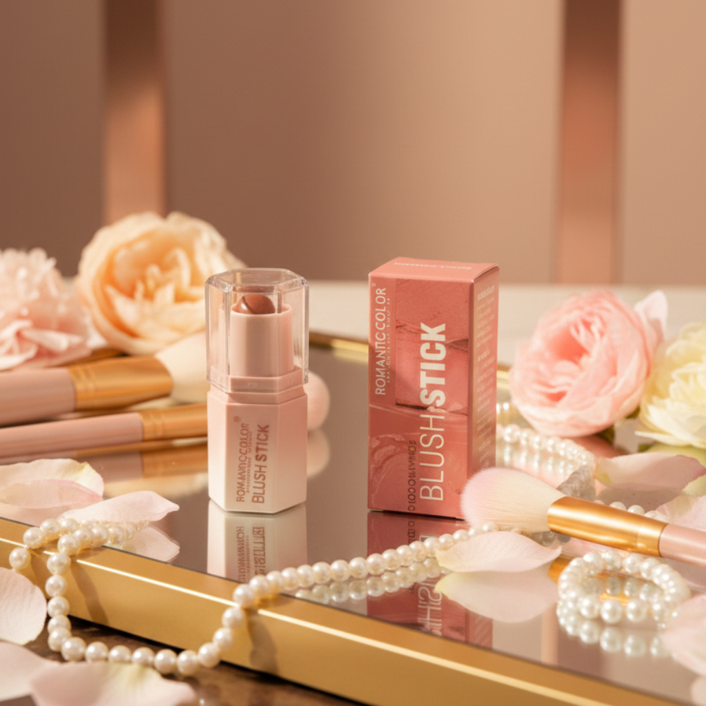 Romantic Color Blush Stick 8g – Creamy, Radiant Cheek Color