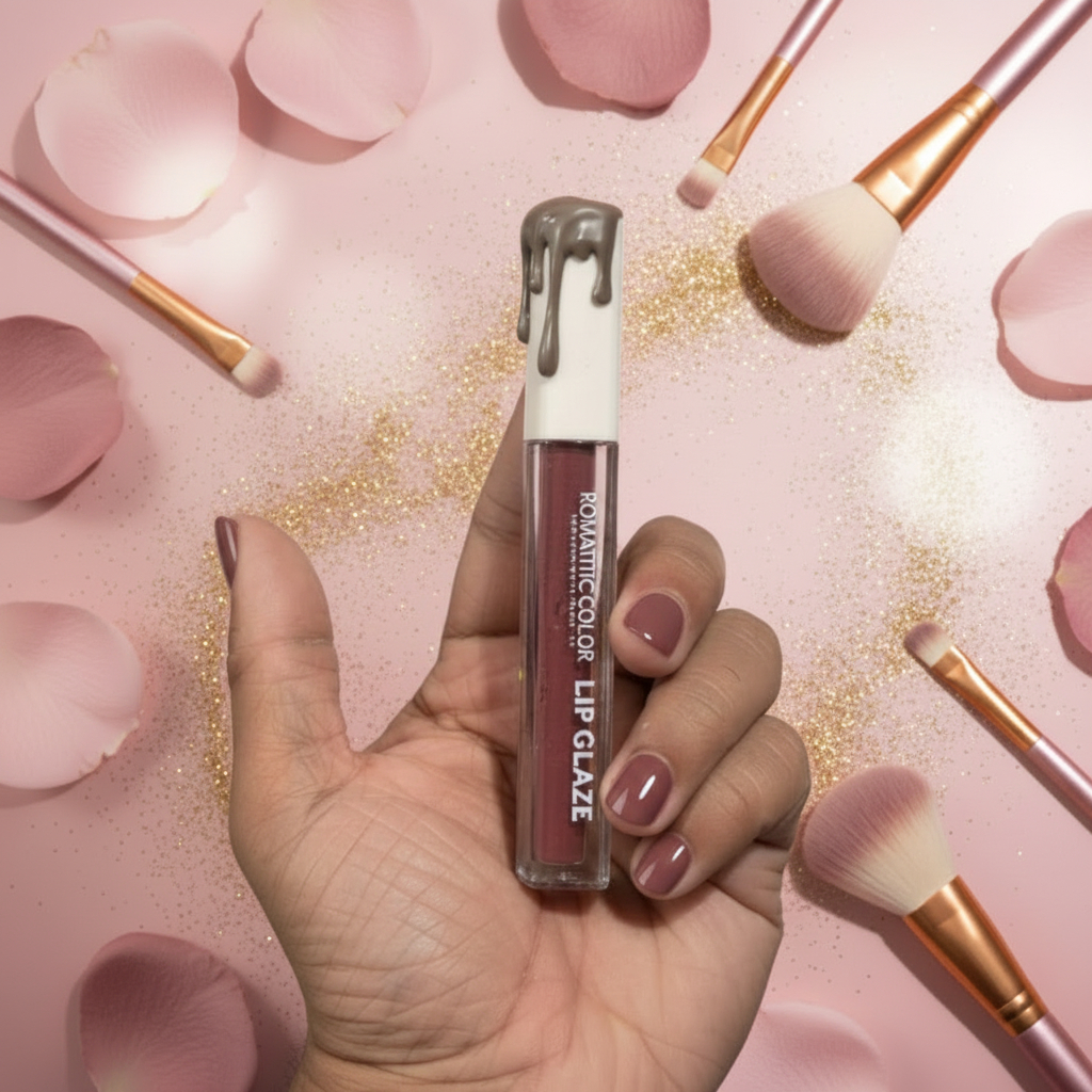 Romantic Color Lip Glaze – High-Shine Liquid Lip Color