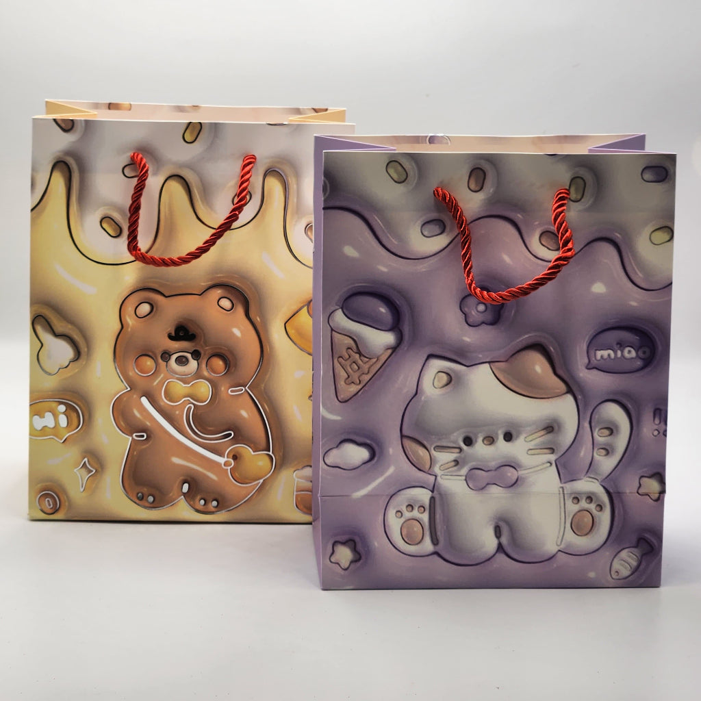Animals Gift Bag For Birthday Party Gift Packing Bag ( Size Small - 18*23*10 CM )