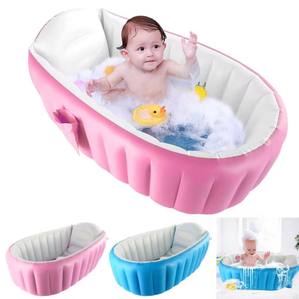 Infant Plastic Bathing Tub – Foldable Mini Pool Baby Bathtub