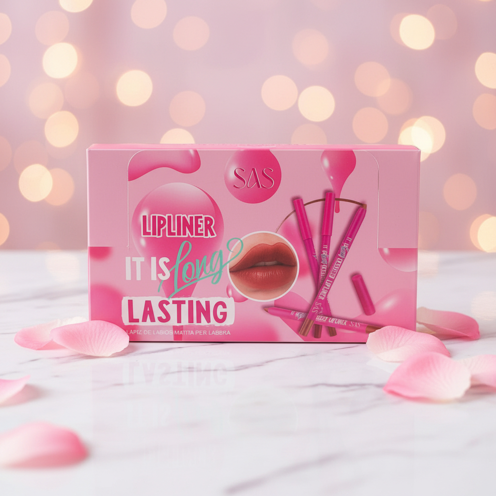 SAS Long-Lasting Matte Lip Liner – Precision Definition Lip Pencil Collection