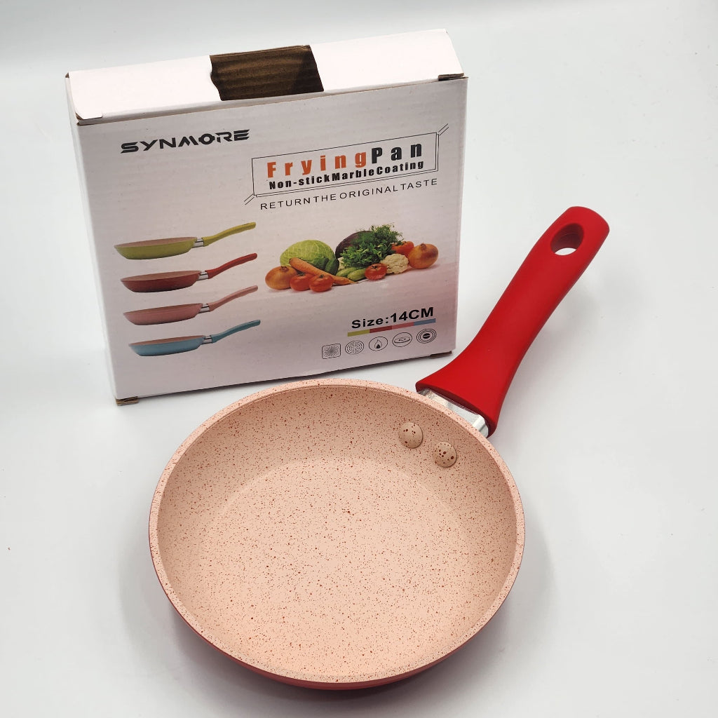 Non-Stick Frying Pan, 14cm Non-Stick Frying pan - Suitable for Gas Stoves, Induction Cookers,Easy to Clean.