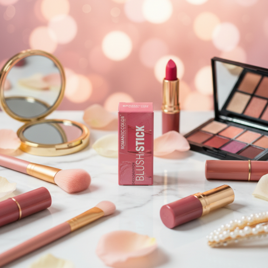 Romantic Color Blush Stick 8g – Creamy, Radiant Cheek Color