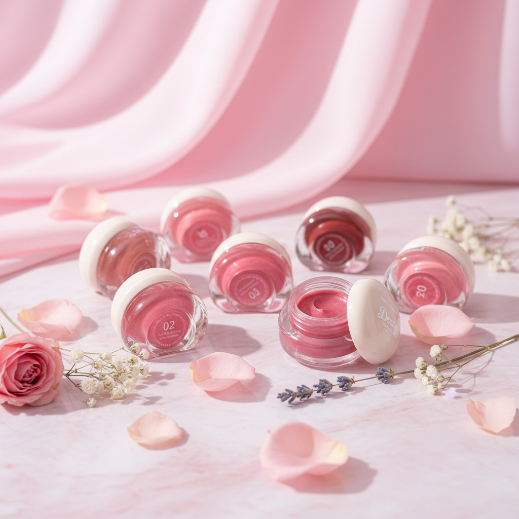 Romantic Color Dewy Blush & Lip Cream – Multi-Purpose Tint for Lips & Cheeks
