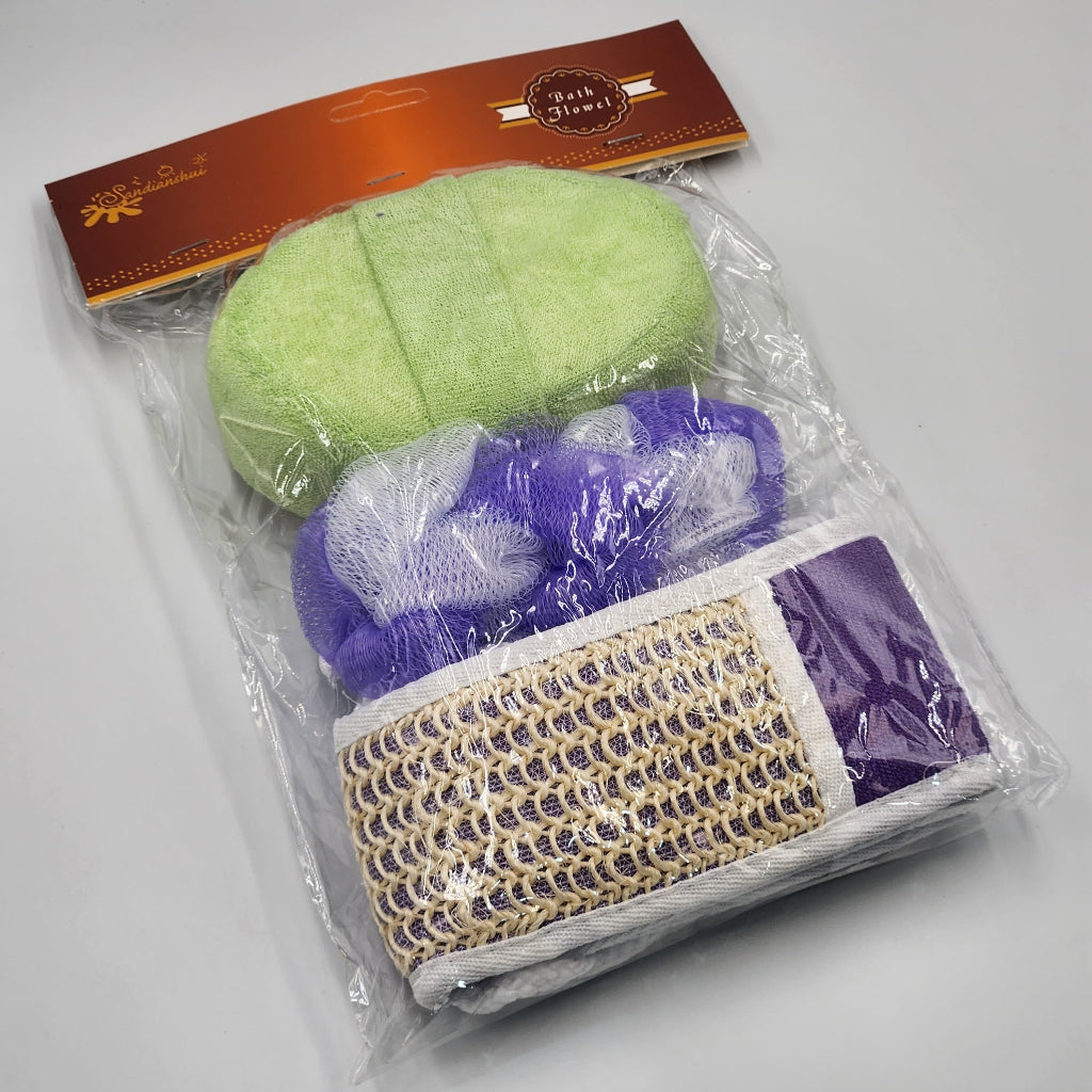 3-in-1 Premium Bath Accessories Set for Daily Body Care & Relaxation-Okka online
